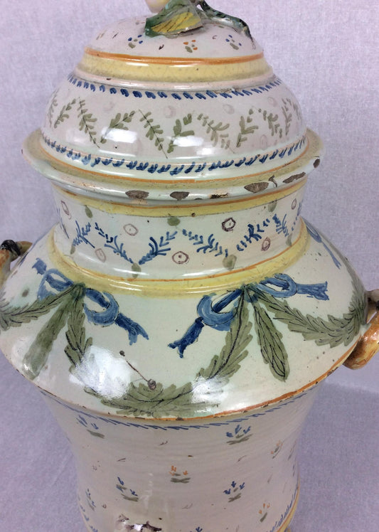 18th Century French Provencal Ceramic Centerpiece, Louis XVI Style — detail 2