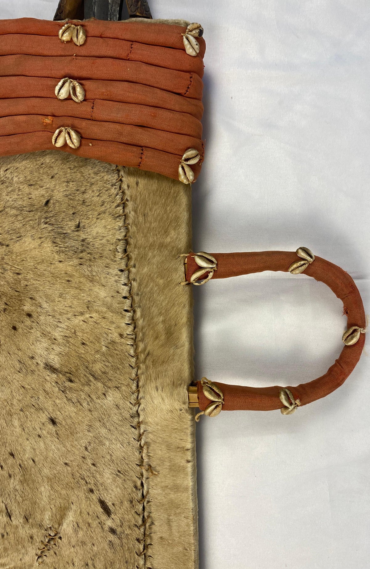 African Tribal Weapon in Animal Skin Holder — detail 11