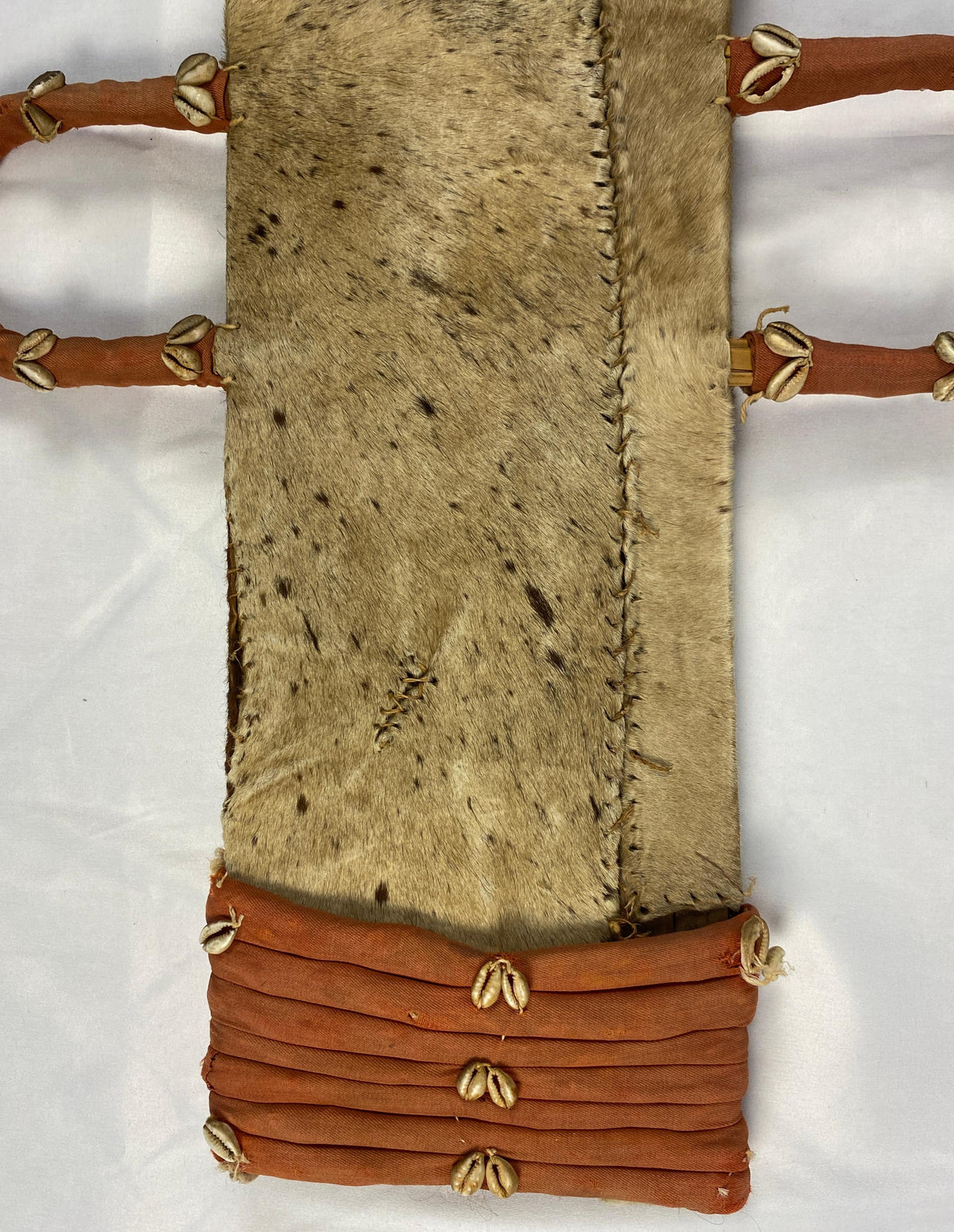 African Tribal Weapon in Animal Skin Holder — detail 9