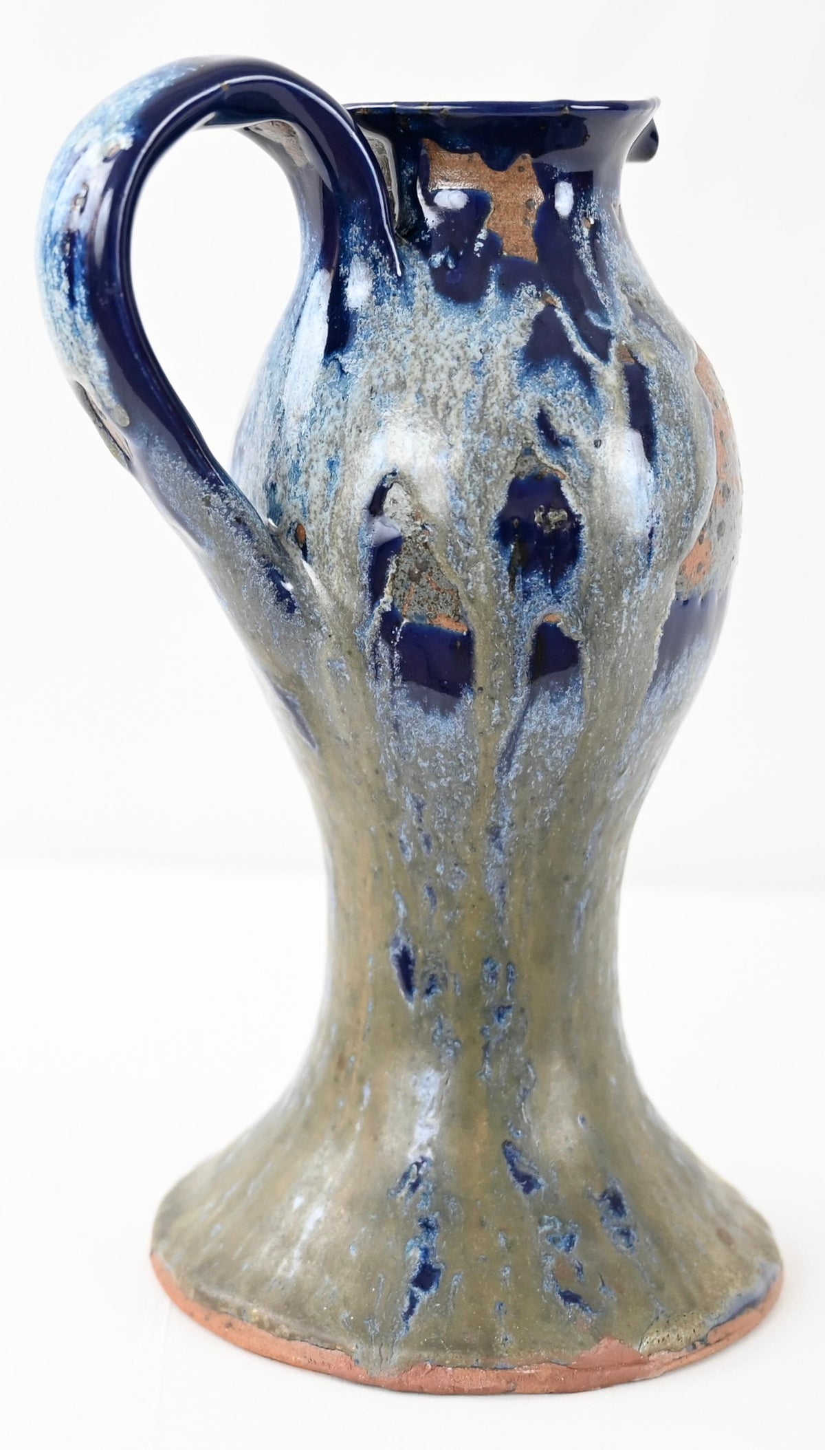 French Art Nouveau Ceramic Vase in a Pitcher Form Attrib. to Charles Gerber — detail 3