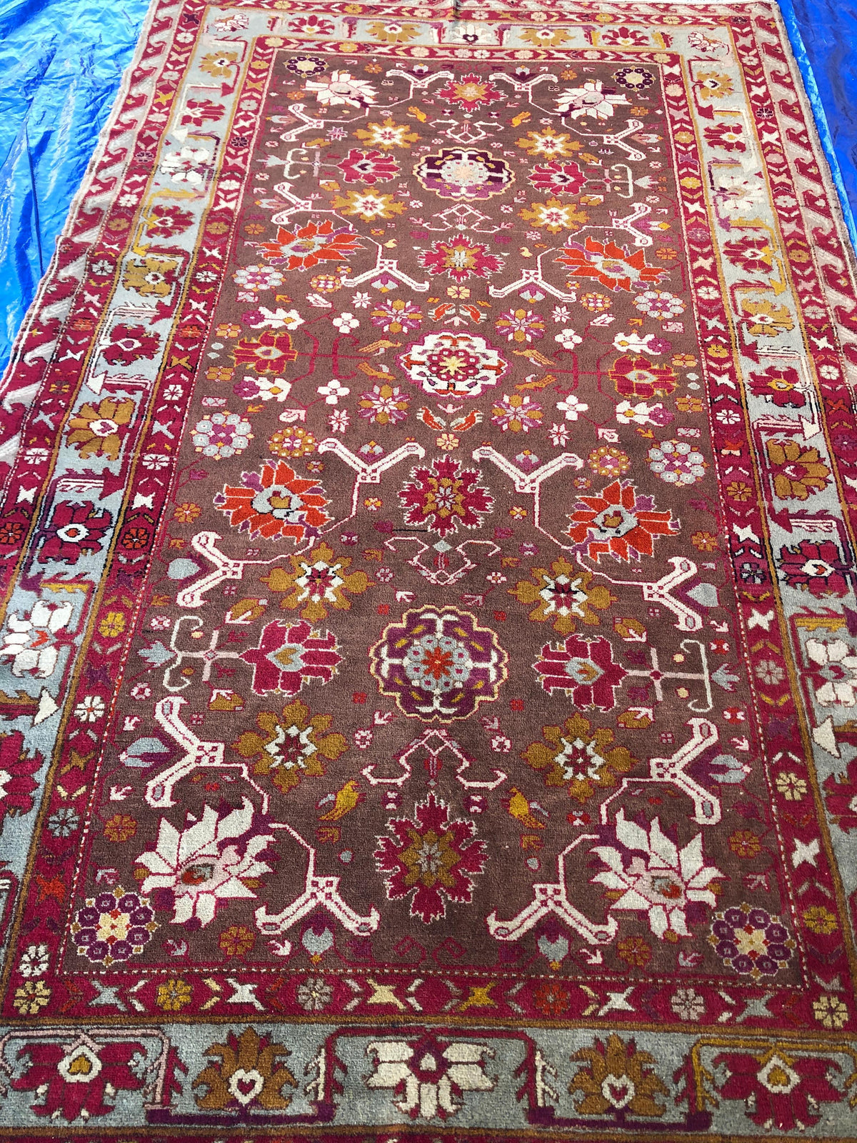 Fine Antique Tribal Caucasian Rug — detail 2