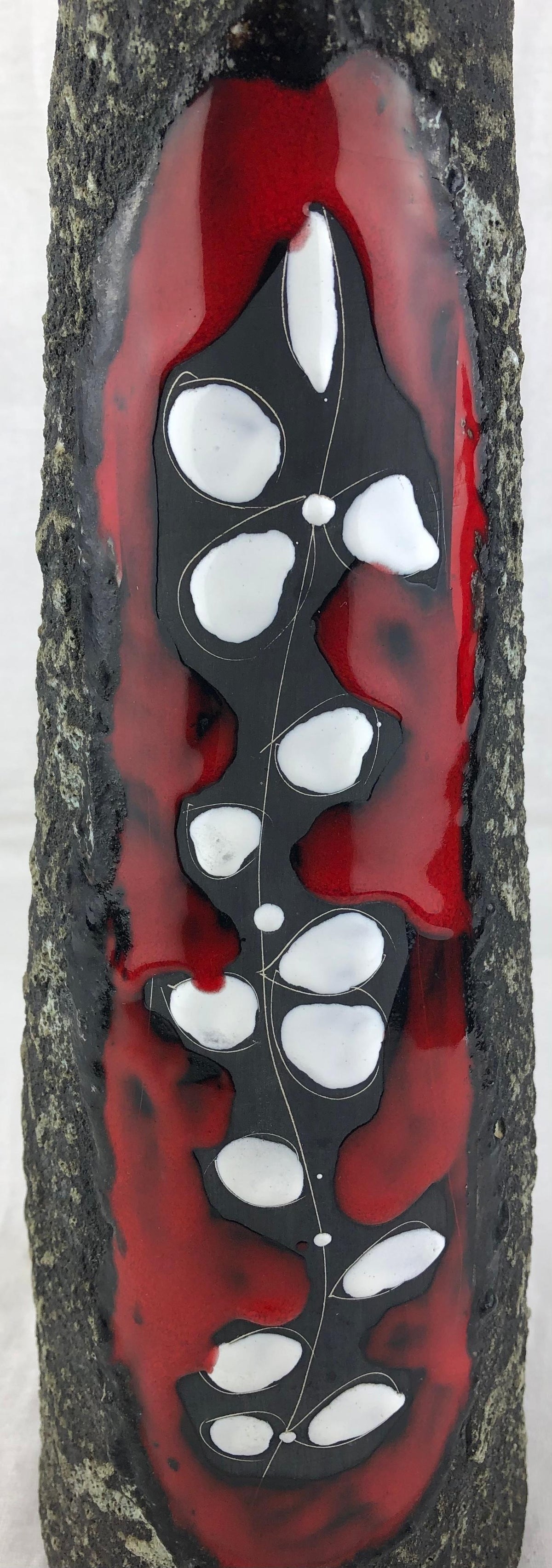 French Midcentury Ceramic Vase featuring Brigette Bardot, Vallauris Pottery — detail 7