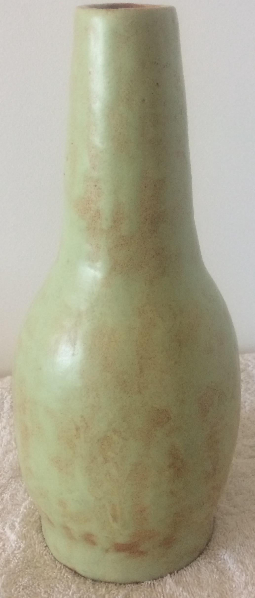 French Ceramic Vase from Vallauris Signed Chabrol — detail 4