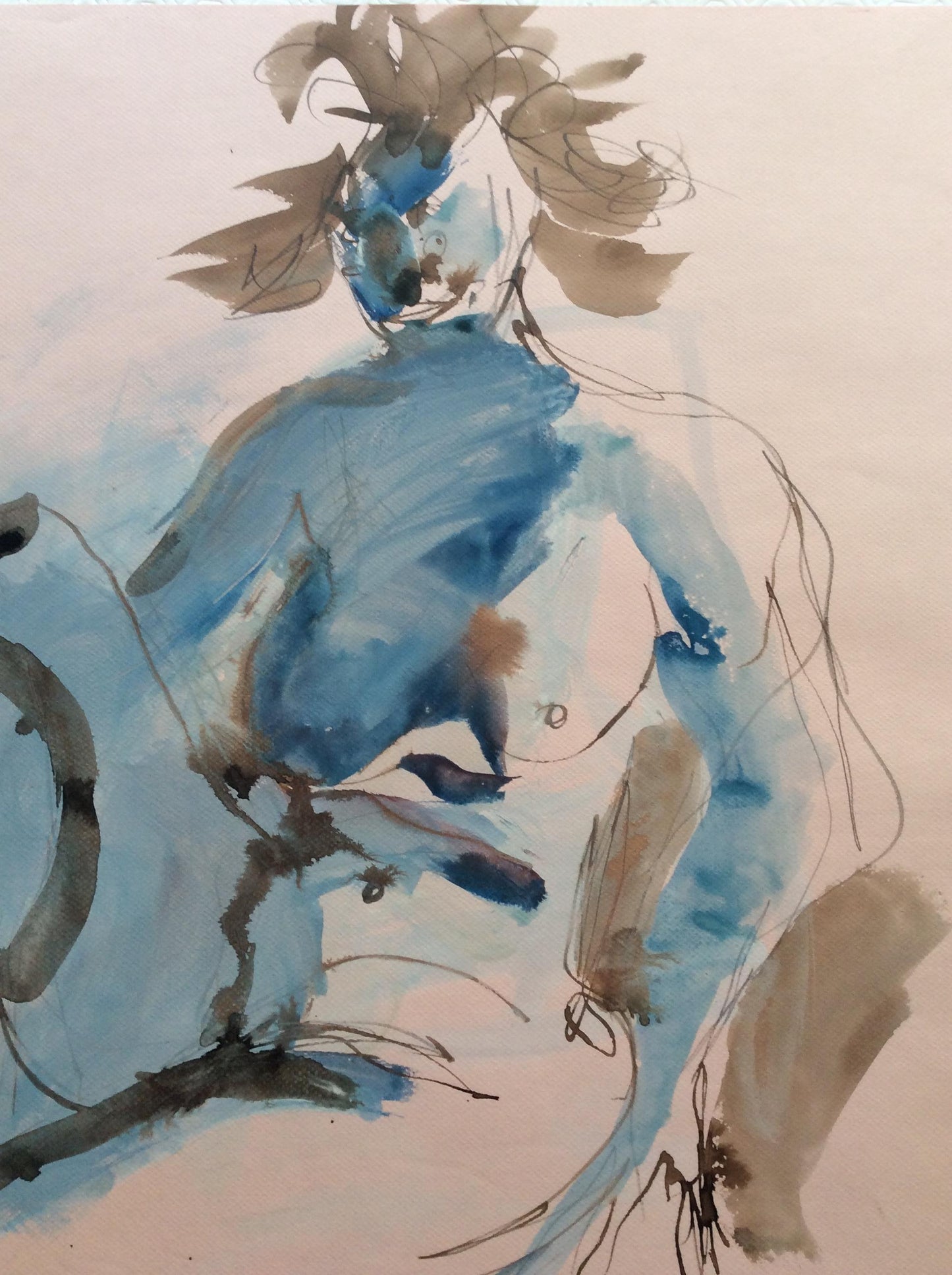 Original Contemporary Figurative Painting by Bernard Damiano — detail 4