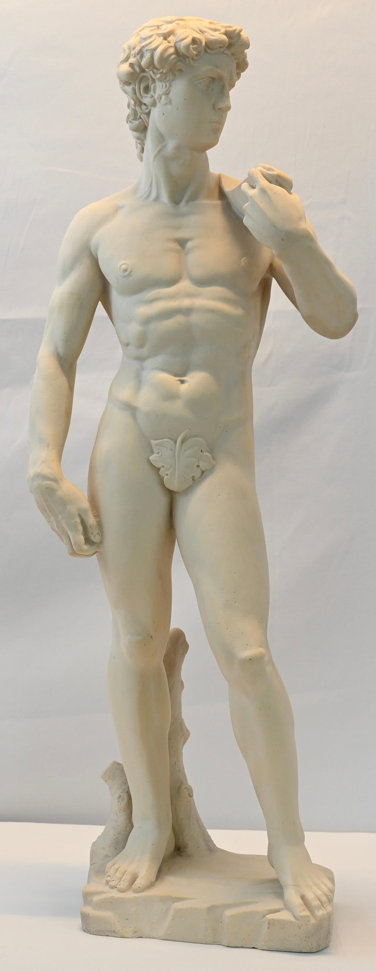 Roman Classical Nude Male Marble Sculpture by Lorenzo dal Torrione, Italy — detail 4
