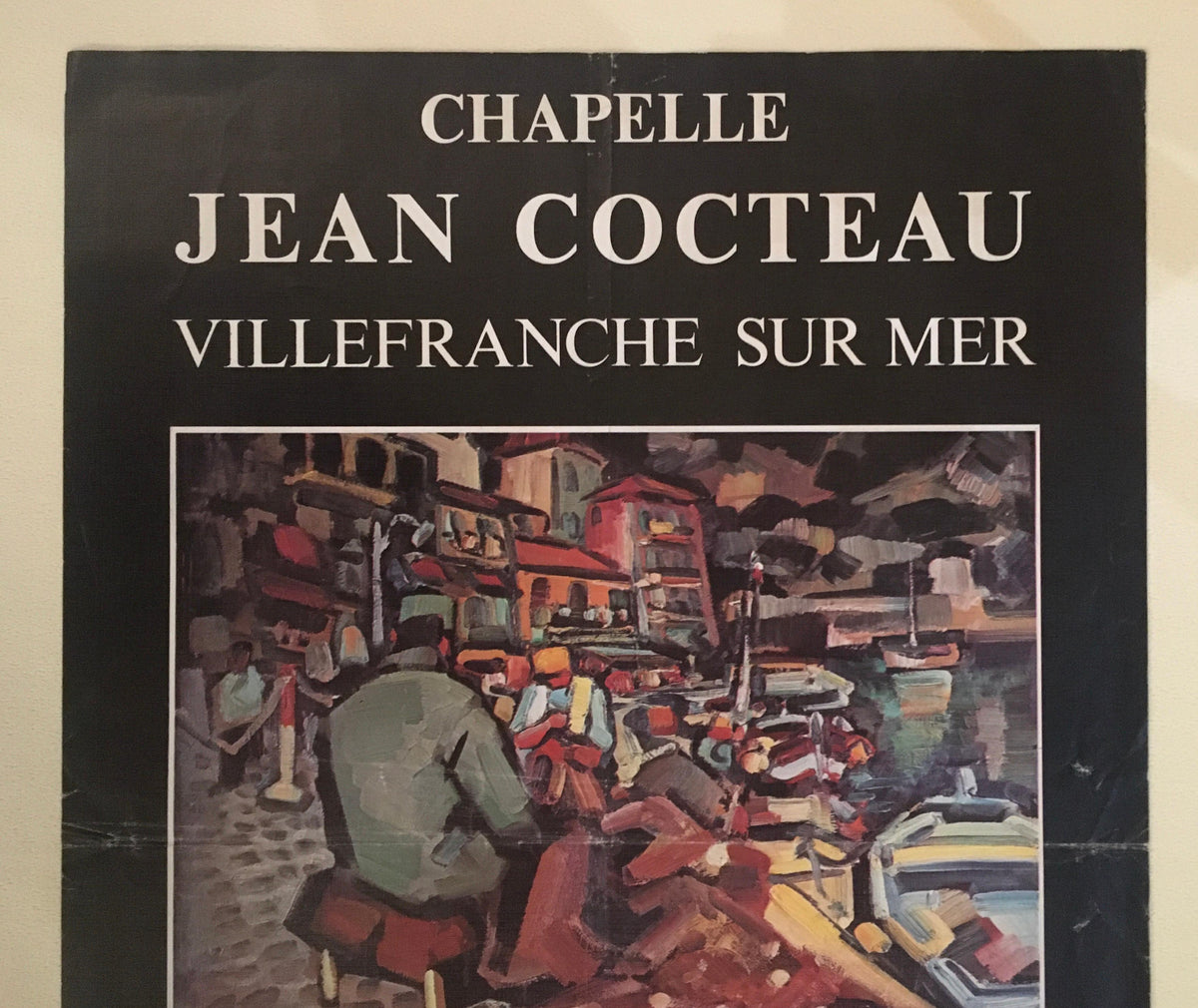 John Michael Eckert Original Mid-Century French Art Poster Dated 1977 — detail 2