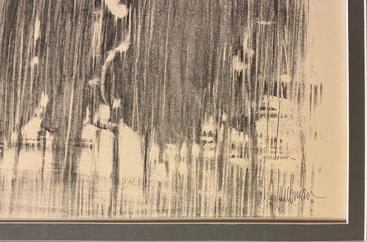 Musical Theme Lithograph Titled "in Concert" by Edna Glaubman — detail 6