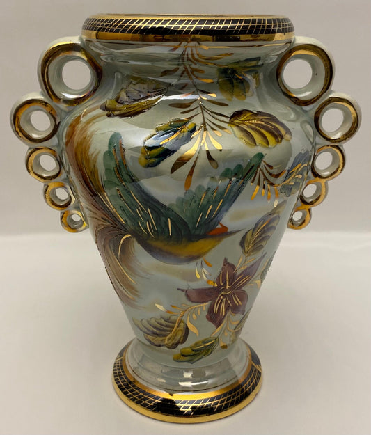 H. Bequet Quaregnon Porcelain Vase, Celadon — detail 2