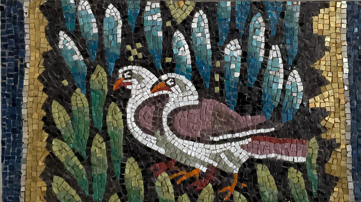 Heidi Melano Contemporary Sculptural Mosaic Wall Panel — detail 5
