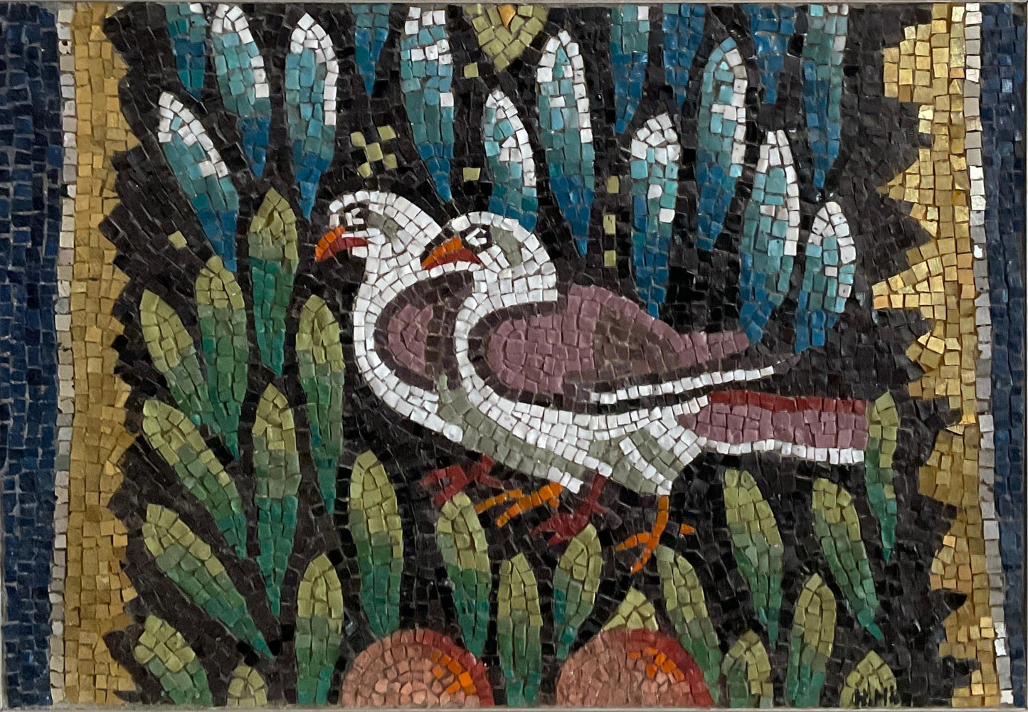 Heidi Melano Contemporary Sculptural Mosaic Wall Panel — detail 9