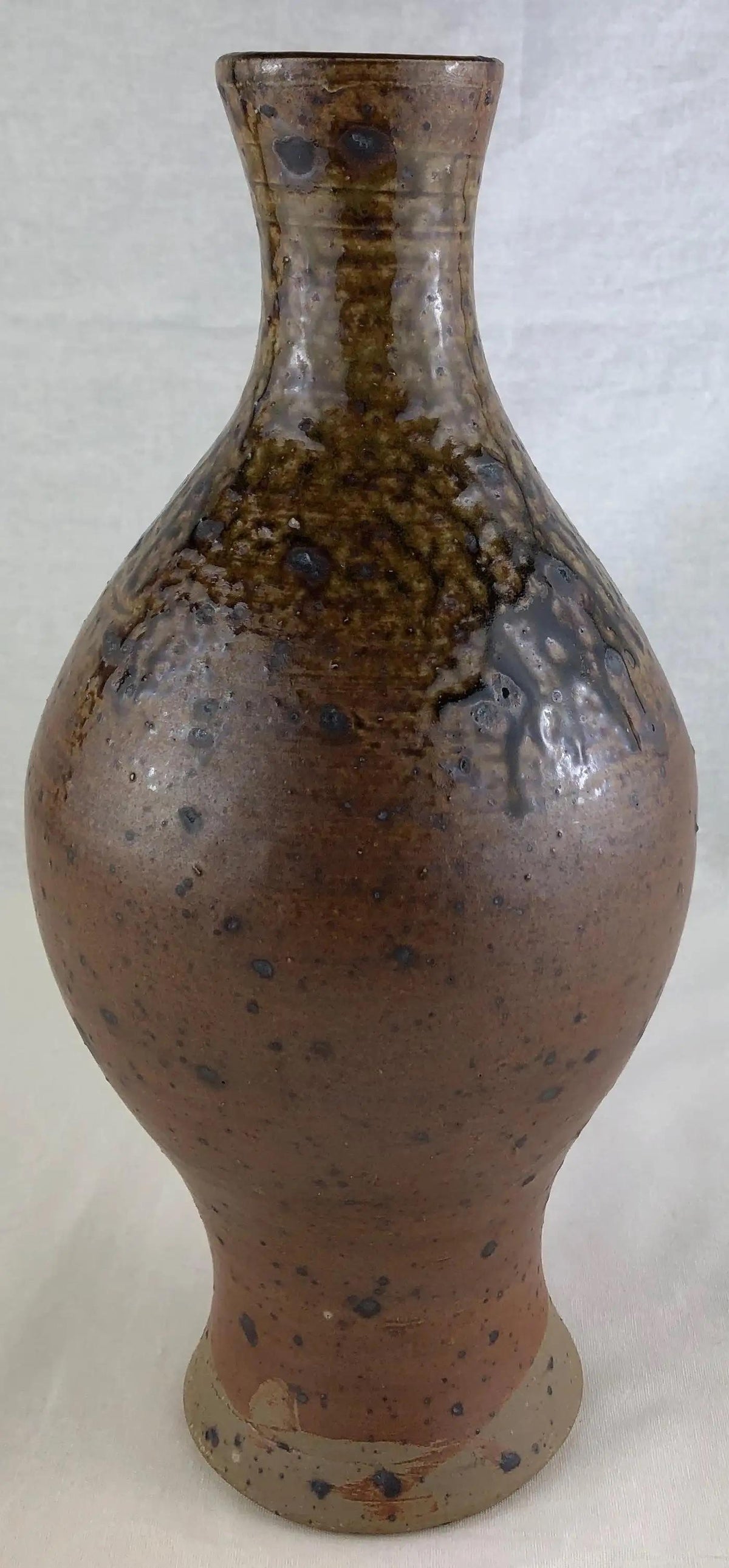 French Midcentury Ceramic Vase Signed JGP, Attrib. to Max & Dominique Picard — detail 4