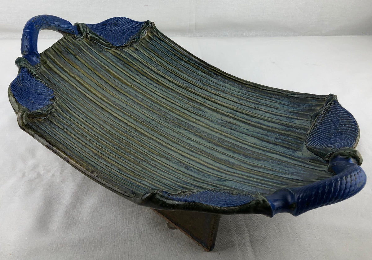 Stunning Midcentury Japanese Inspired French Decorative Object, Signed Forestier — detail 7