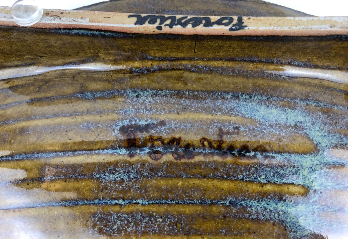 Stunning Midcentury Japanese Inspired French Decorative Object, Signed Forestier — detail 8