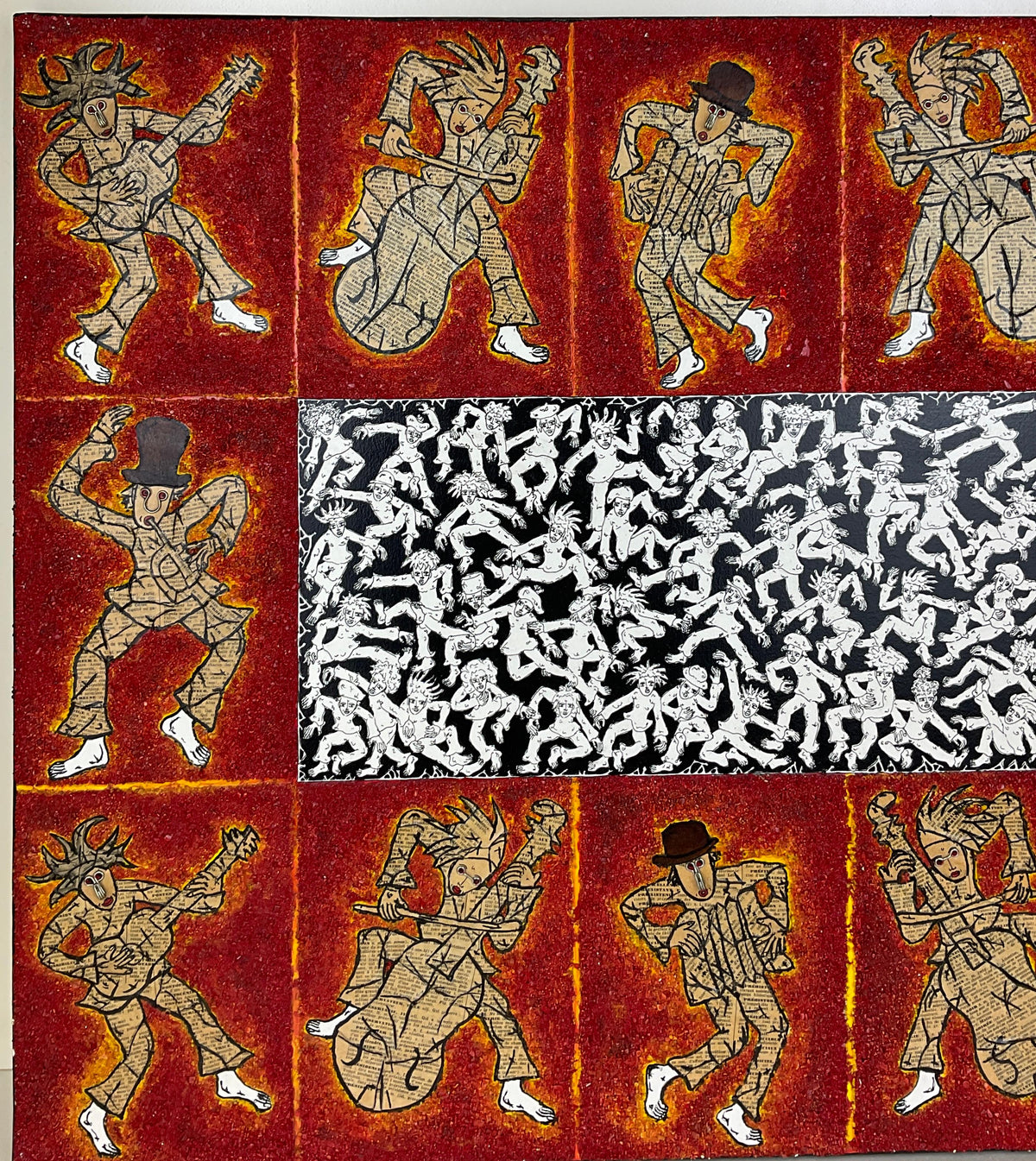 Jean-Bapiste Rigail French Midcentury Modern Art Featuring Musicians — detail 5