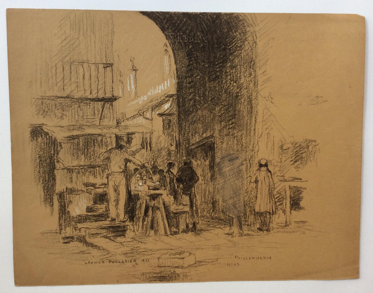 Original Drawing by Leonce Pelletier Dated 1932 — detail 4