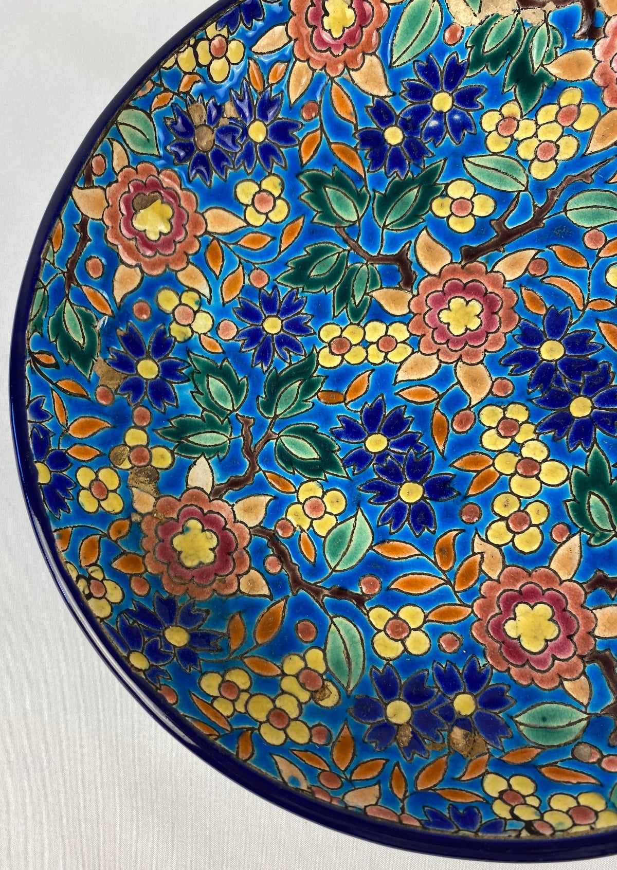 Longwy French Art Deco Ceramic Bowl — detail 6
