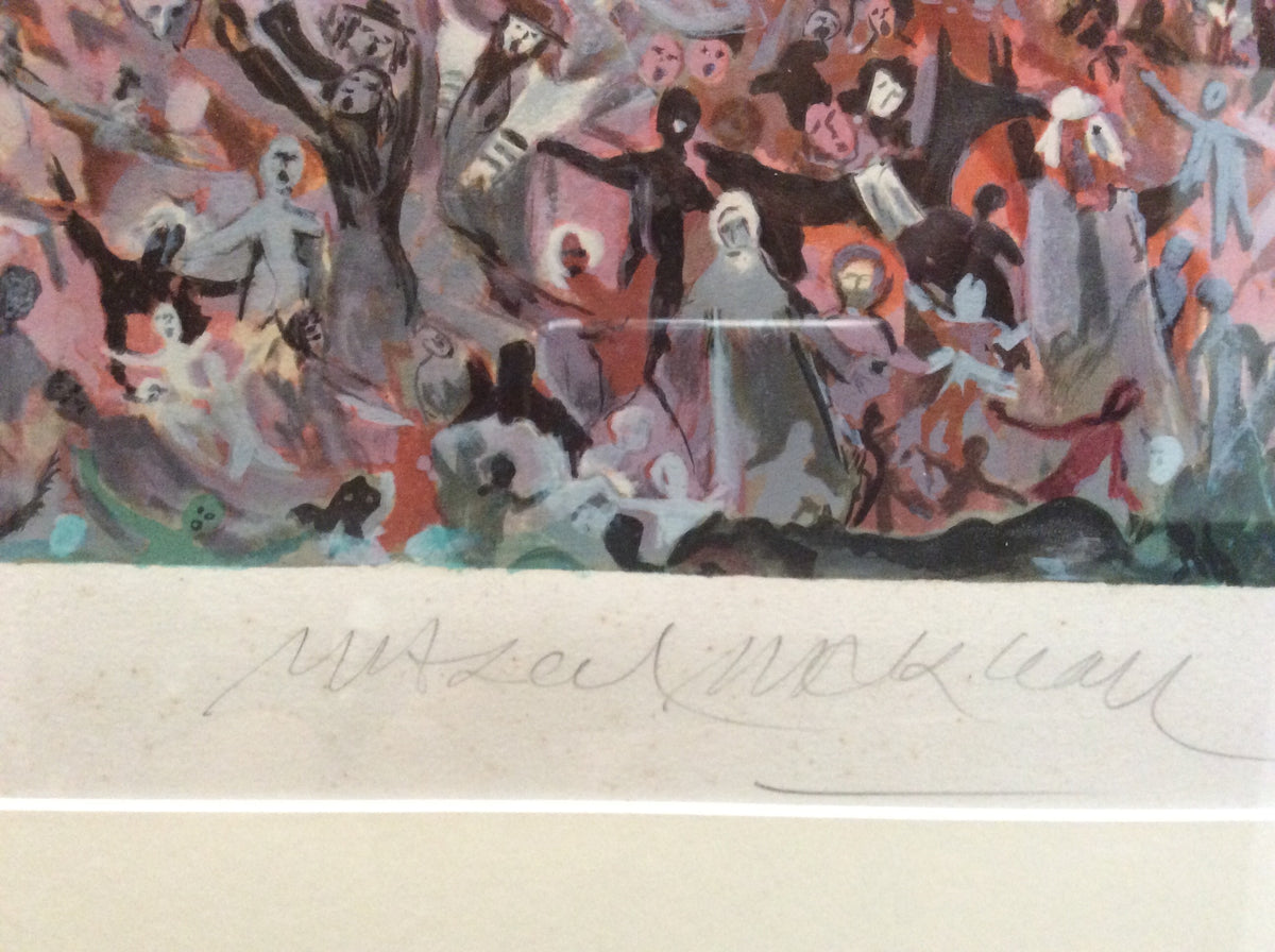 Marcel Marceau Limited Edition Figurative Lithograph Hand Signed and Numbered — detail 2