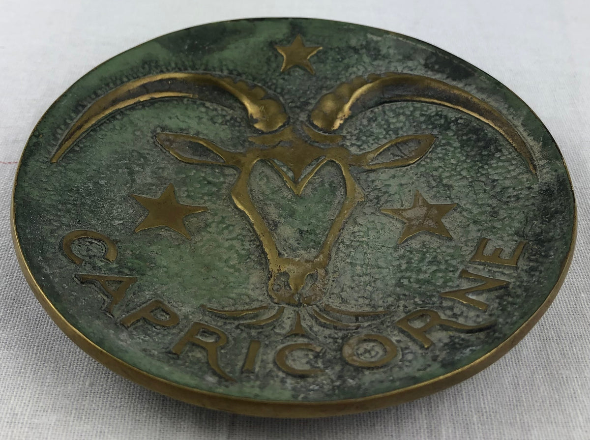 Max Le Verrier Bronze Key Holder Vide Poche, Capricorn Zodiac — detail 2