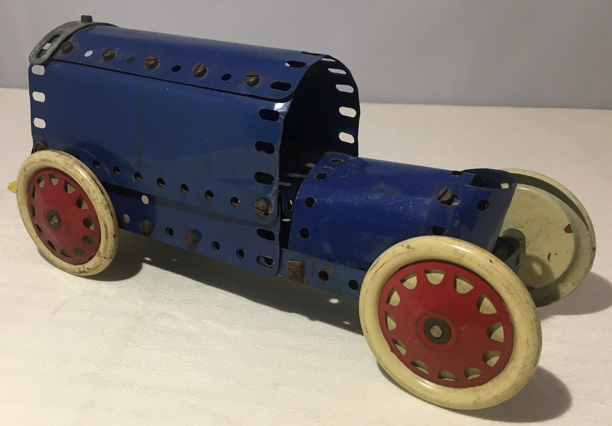 Antique Meccano Brass Display Toy Car — detail 6
