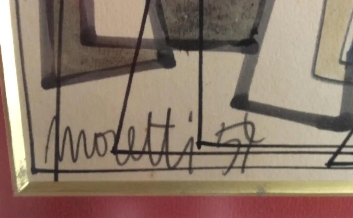 Raymond Moretti Original Painting — detail 4