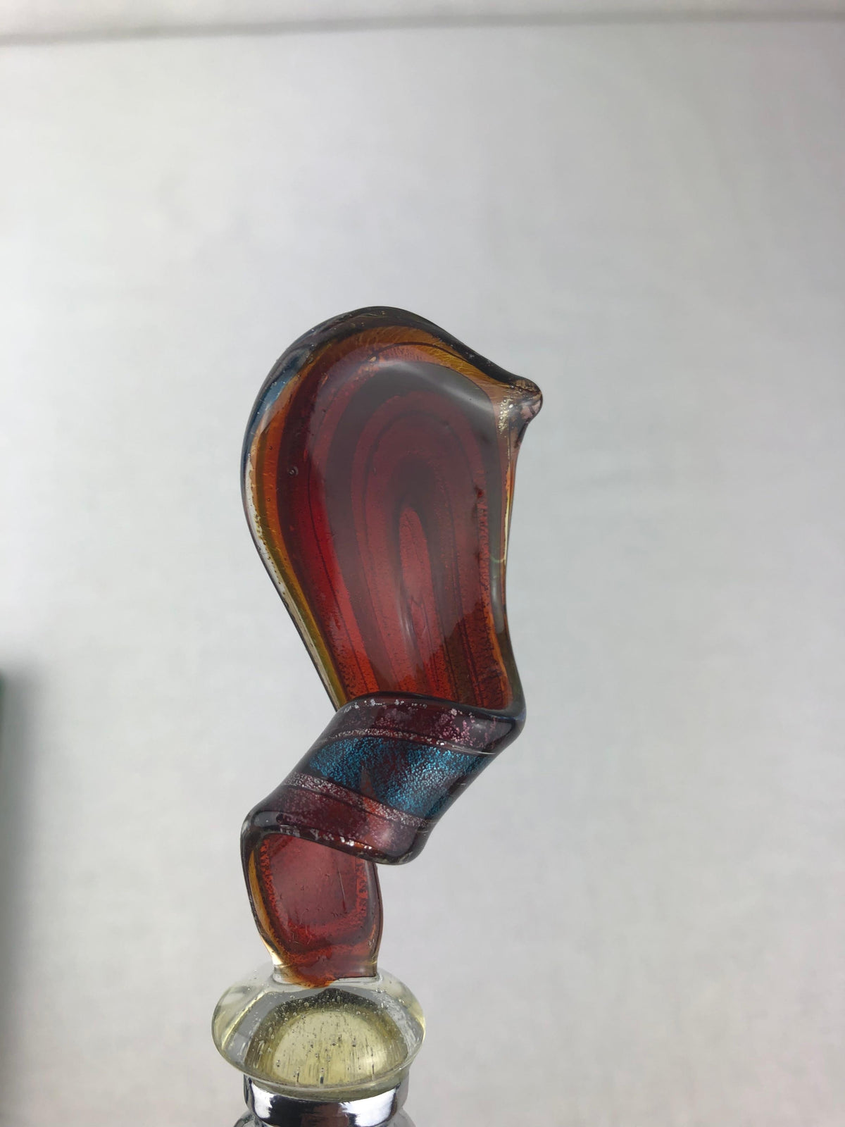 Murano Art Glass Wine Stopper or Glass Bottle Cork — detail 4