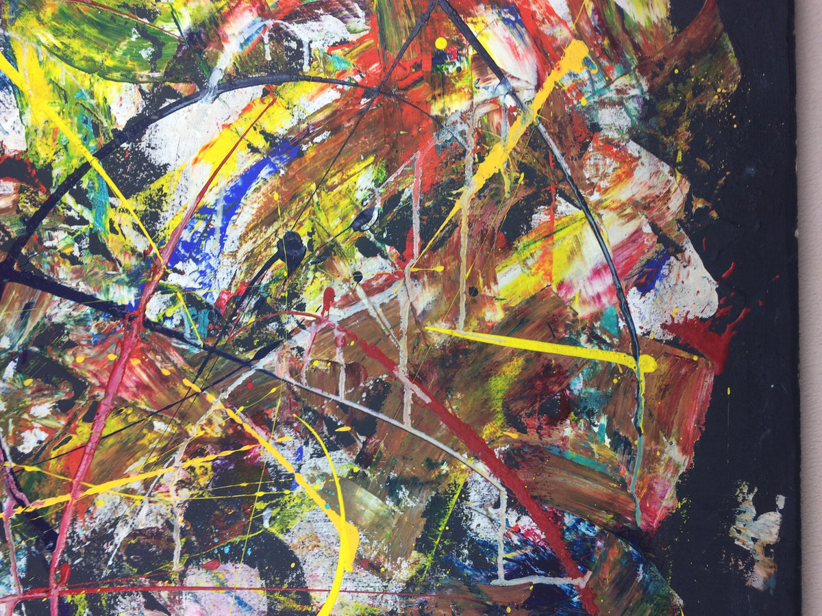 Original 20th Century Abstract Painting — detail 9