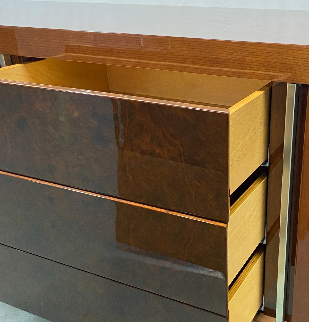 Italian Contemporary Credenza, Modern Sideboard by Nicole Miller — detail 3