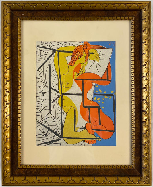 Picasso Style Mid-Century Modern Print — detail 2