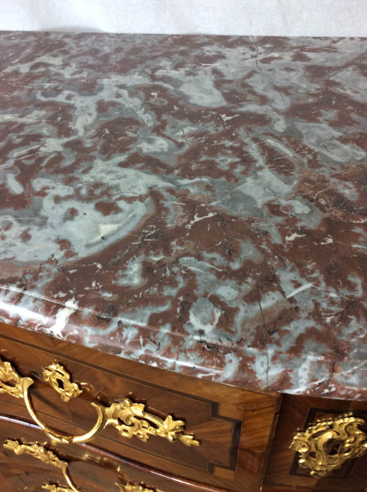 18th Century Louis XV Style Kingwood Commode by Pierre Roussel — detail 7