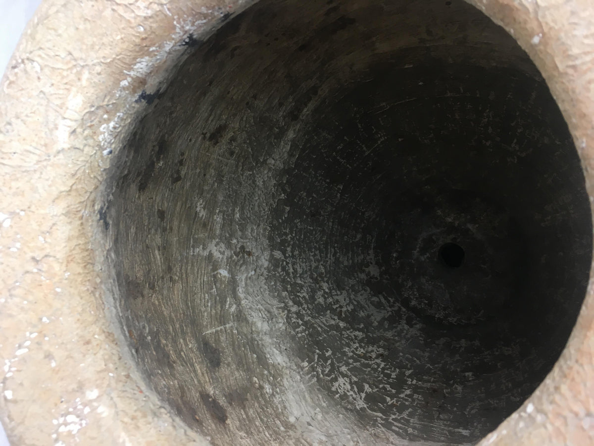 Large Hand Crafted Pot, Garden Element from Historical Estate Beverly Hills, CA — detail 4