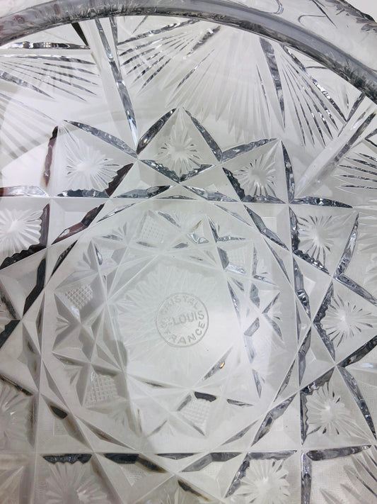 St. Louis French Hand Cut Crystal Decorative Bowl — detail 2