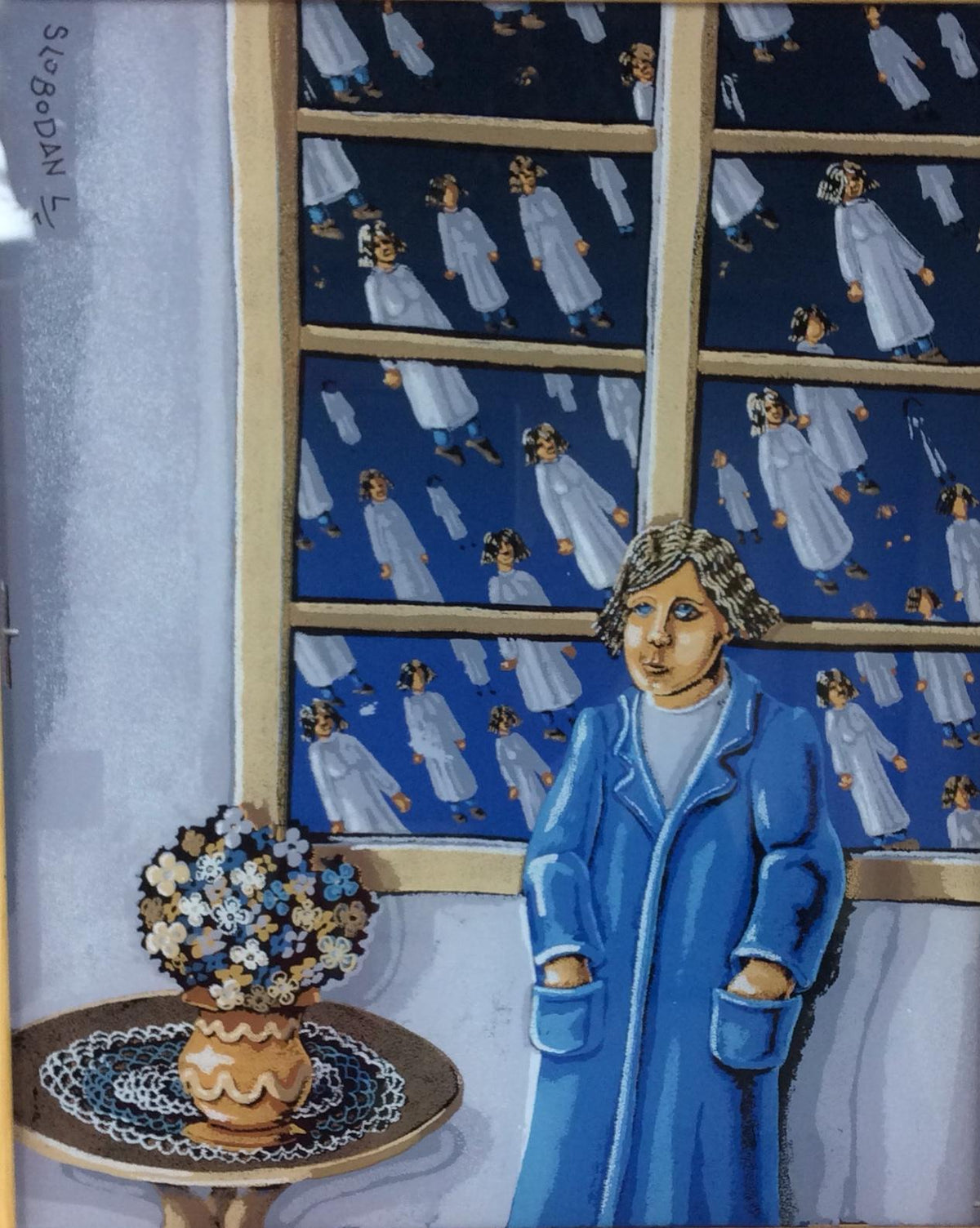 Original Reverse Glass Painting by Ivicevic Slobodan — detail 6