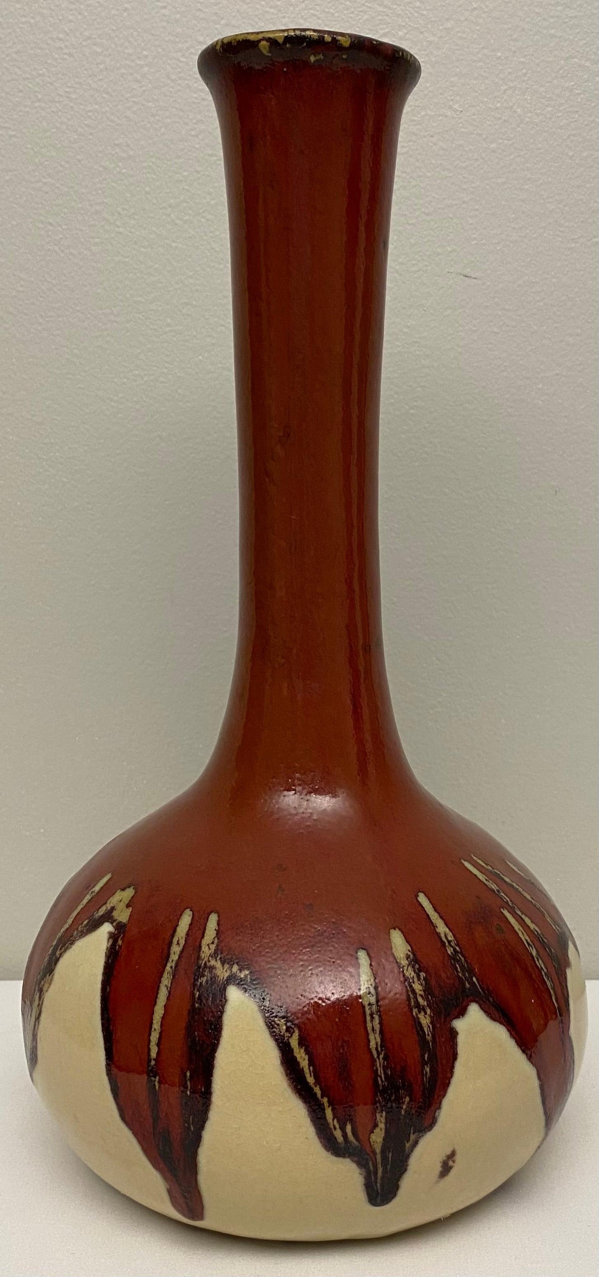 Southwest Native American Style Ceramic Flower Vase — detail 2