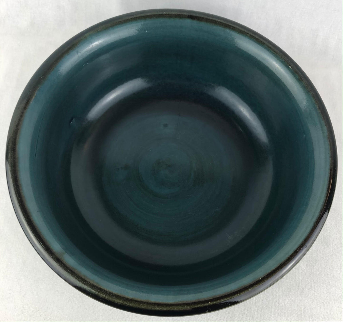 St. Clement Midcentury Ceramic Bowl, Blue — detail 3
