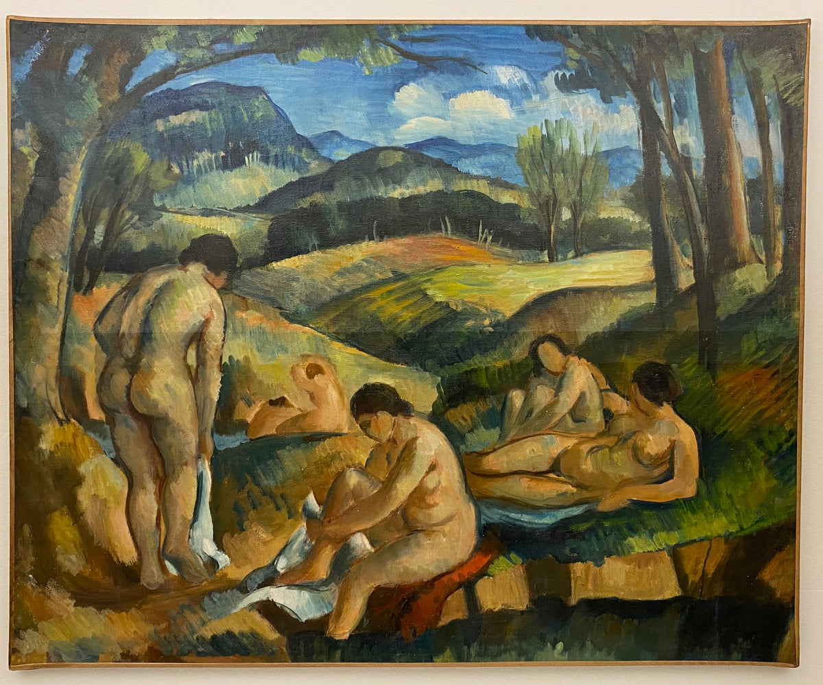The Bathers Painting in the Manner of Paul Cezanne — detail 11