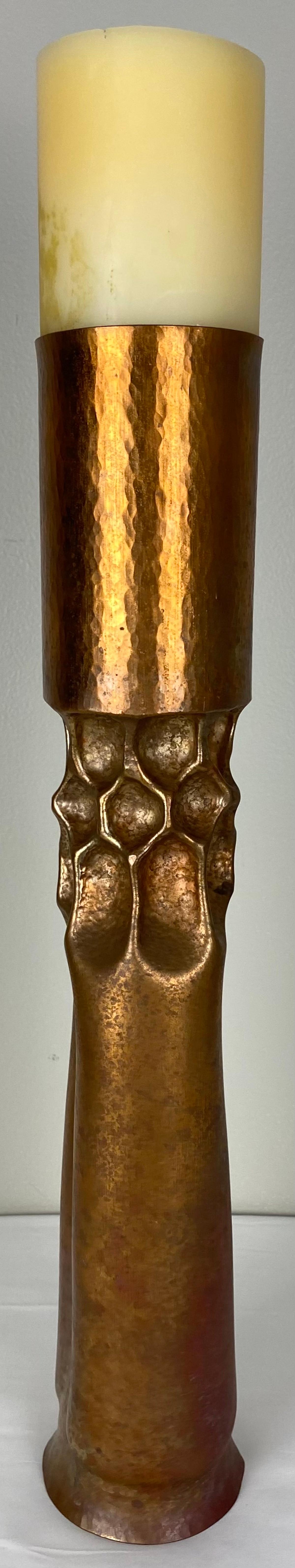Thomas Roy Markusen Pair of Large Modernist Candleholders — detail 13
