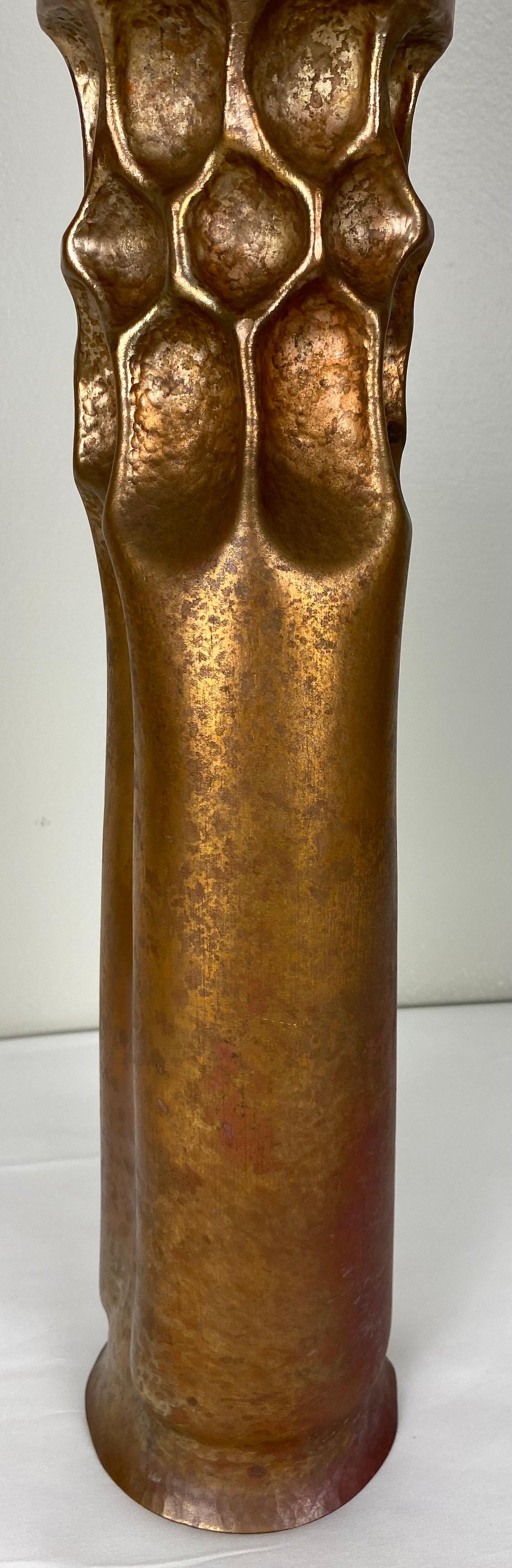 Thomas Roy Markusen Pair of Large Modernist Candleholders — detail 12