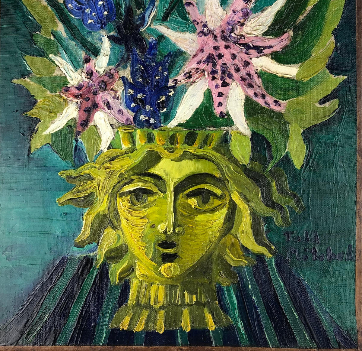 Oil on Canvas Painting by Peter Todd Mitchell — detail 2
