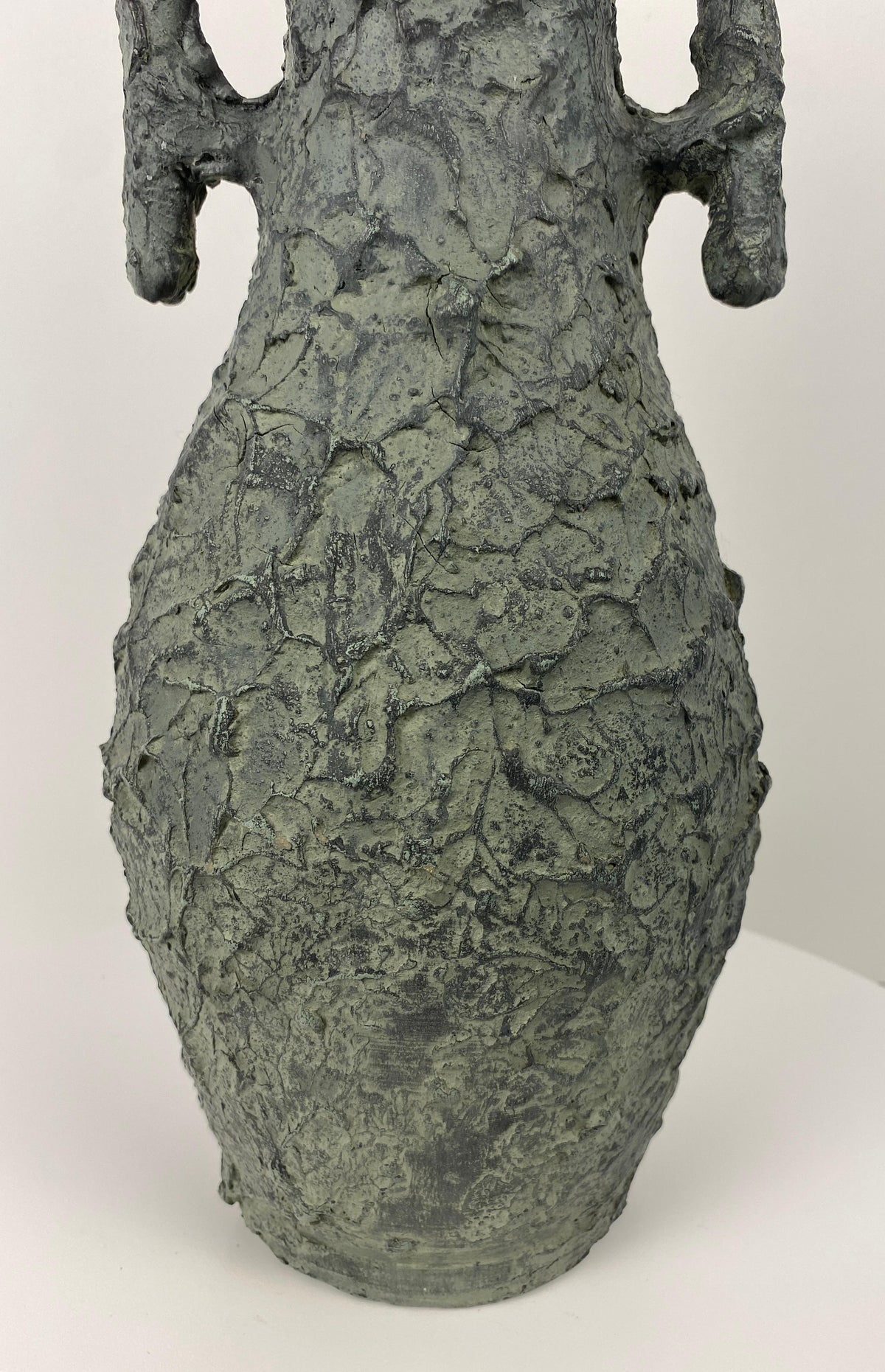 Vallauris Glazed Ceramic Vase — detail 4