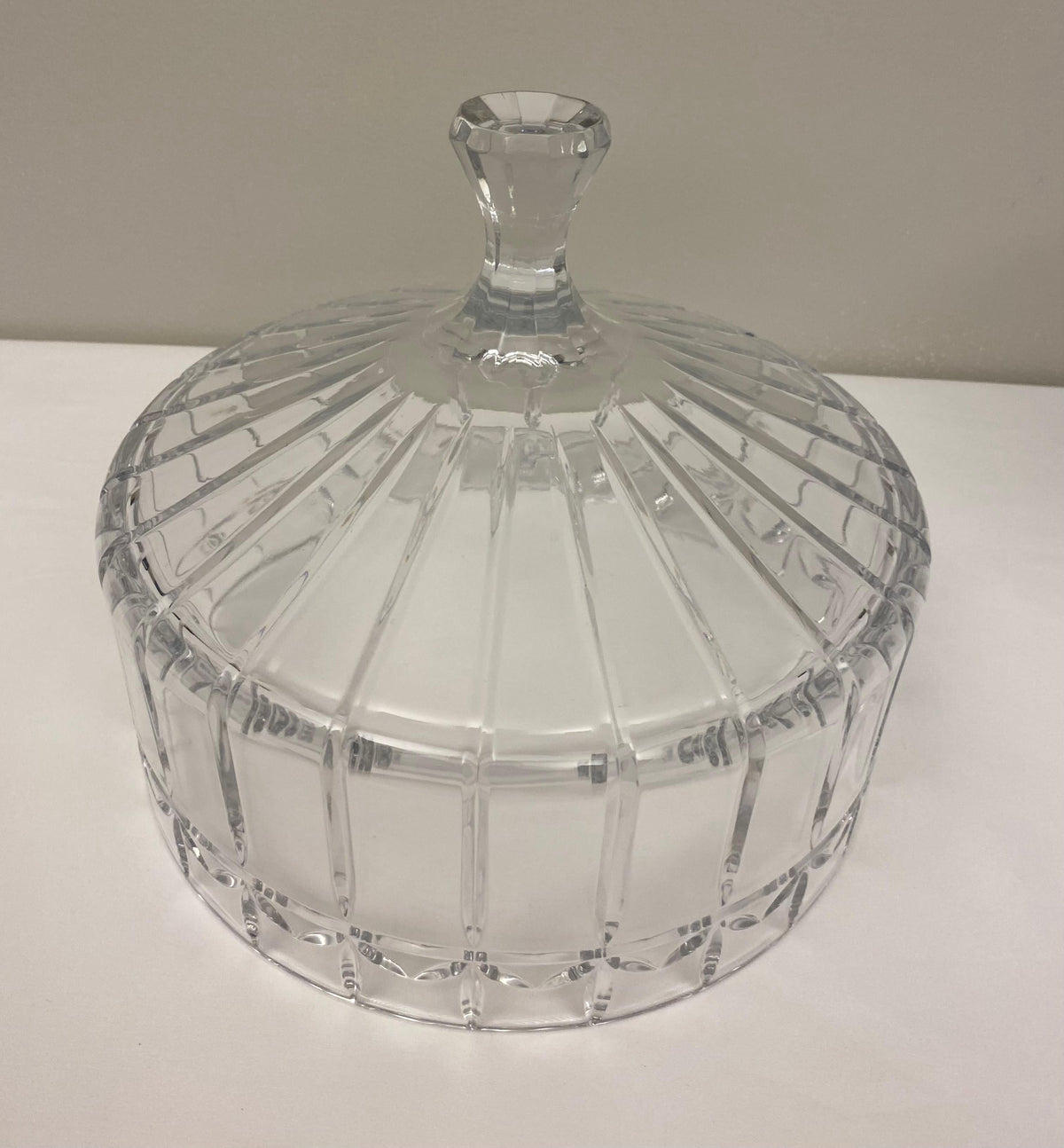 Cut Crystal Cake Patisserie Stand with Cover — detail 4