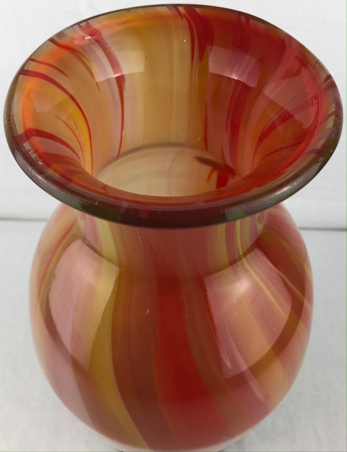 Crystal Flower Vase from M.F. Cristal de Paris France, Circa 1970 — detail 5