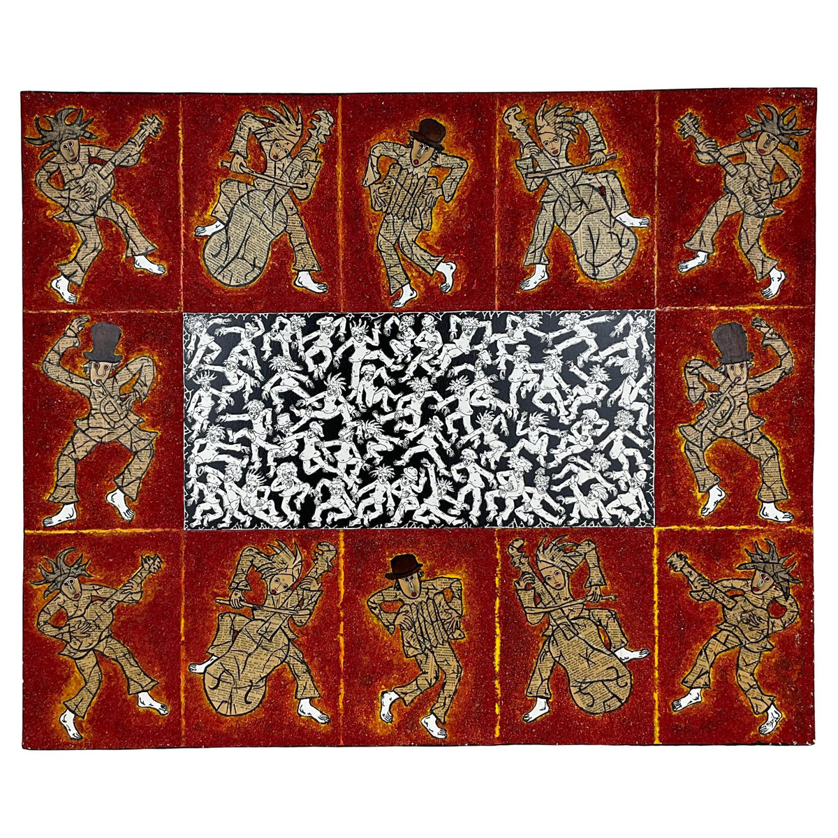 Jean-Bapiste Rigail French Midcentury Modern Art Featuring Musicians