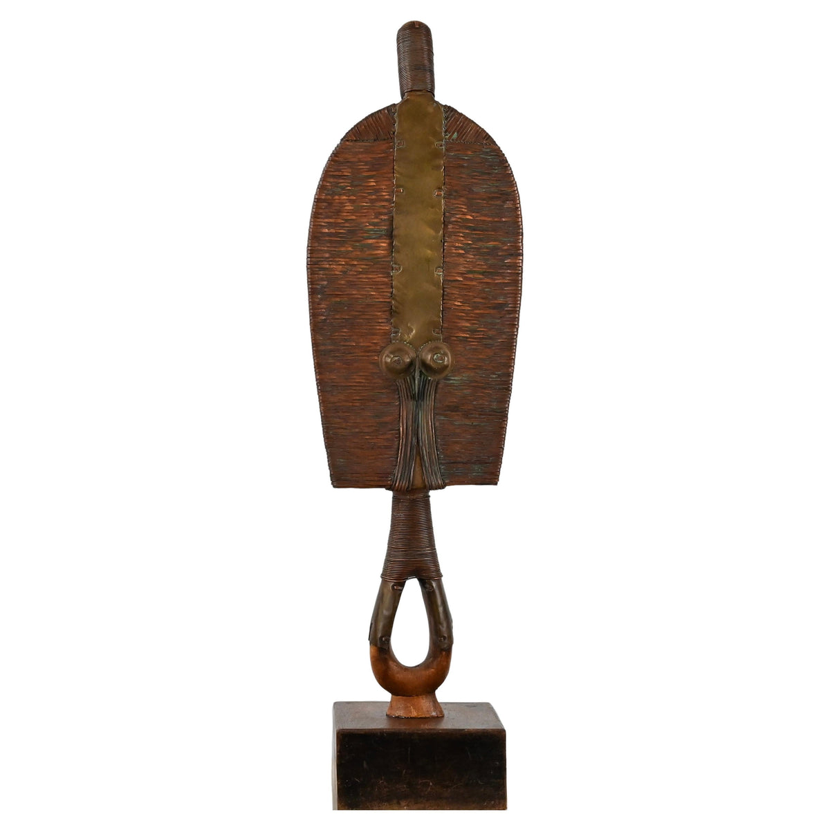 African Tribal Statue Osseyba or Reliquary Figure Kota Mohongwe Peoples Art