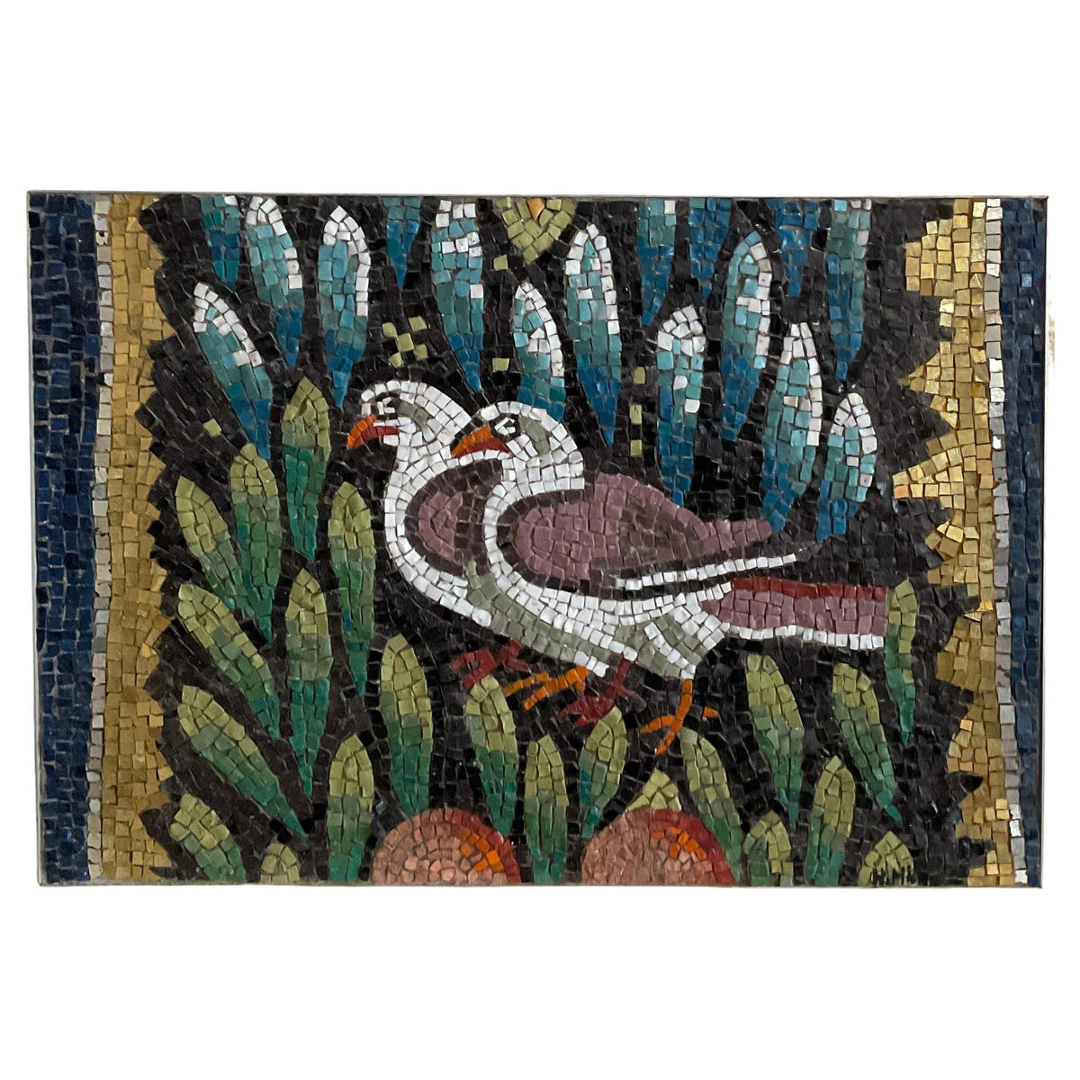 Heidi Melano Contemporary Sculptural Mosaic Wall Panel — detail 2