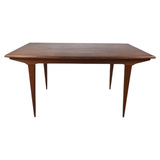 Extendable Scandinavian Style Dining Table Manner of Vilhelm Wohlert — detail 2