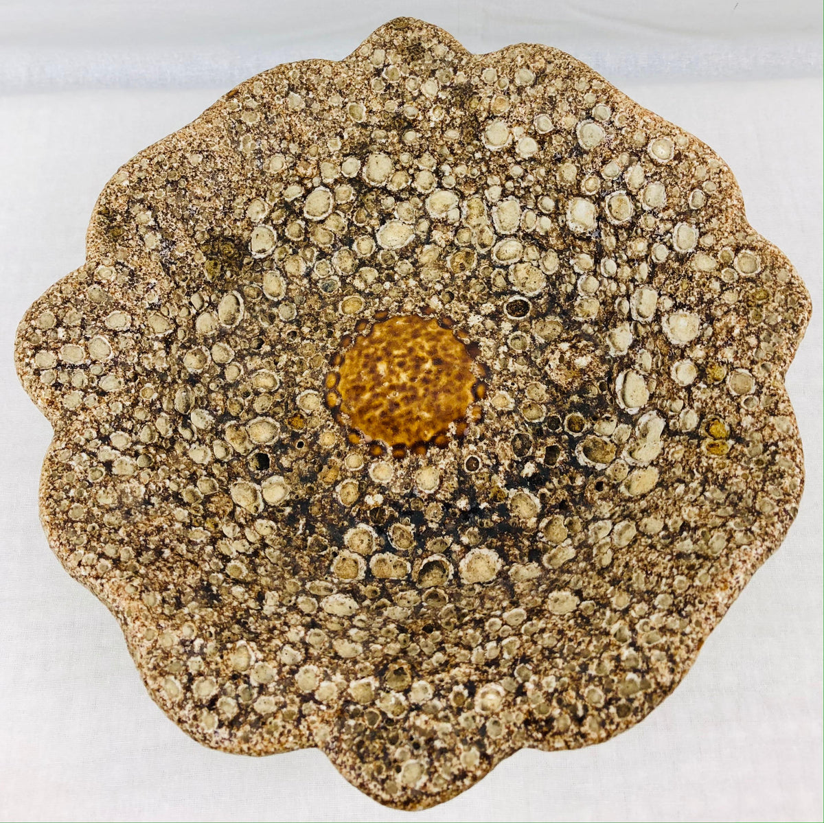 French Midcentury Fat Lava Style Bowl in the Manner of Charles Cart, 1960s — detail 6