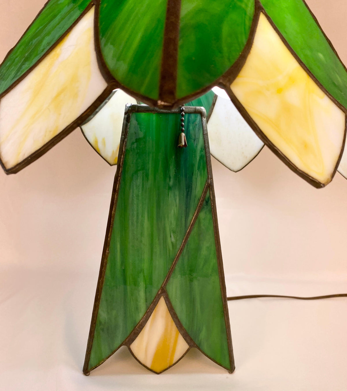 Art Deco Style Stained Glass Table Lamp — detail 7