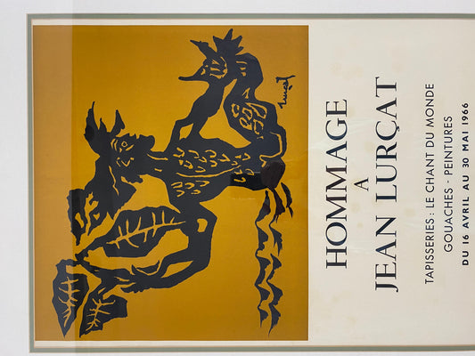 French Mid-20th Century Art Poster Tribute to Jean Lurcat — detail 2