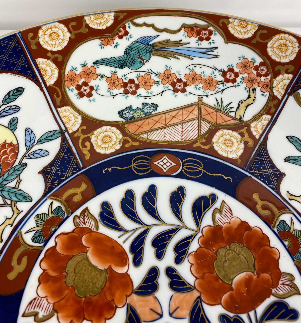 Large Japanese Imari Charger, Bowl or Platter — detail 6