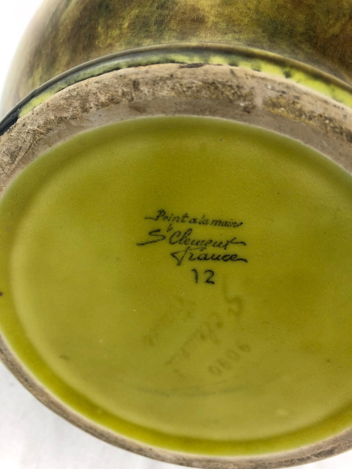 Saint Clement Mid-20th Century Ceramic Vase — detail 3